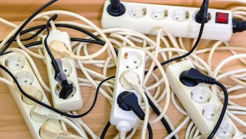 regletas electricas ladrones cables