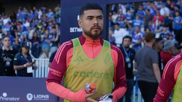 Futbol, Universidad de Chile vs River Plate
Desafio Trasandino 2025.
El jugador de River Plate Paulo Diaz es fotografiado durante el partido amistoso disputado en el estadio Ester Roa de Concepcion, Chile.
17/01/2025
MarcoÊVazquez/Photosport
Football, Universidad de Chile vs River Plate
Desafio Trasandino 2025.
River Plate player Paulo Diaz is pictured during the friendly match held at the Ester Roa stadium in Concepcion, Chile.
17/01/2025
MarcoÊVazquez/Photosport