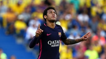 Neymar marcó el 0-1.