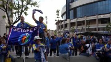 La afición del Getafe estará presente en el Vicente Calderón