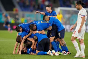 2-0. Manuel Locatelli celebra el segundo gol.