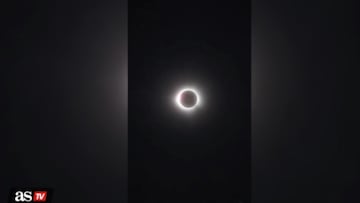 Así se vio el eclipse desde Mazatlán, México