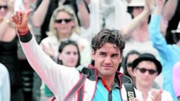 <b>QUERIDO. </b>El público de París ha estado siempre con Federer, pero hoy juega contra un francés.