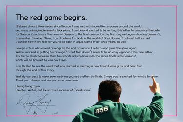 ‘Squid Game’, Season 2 has a premiere date on Netflix and promises another season