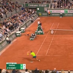 Juega lesionado, cumple 36 hoy y tenía el set perdido: vean la locura de Nadal en modo héroe