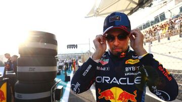 Checo Pérez en el Gran Premio de Abu Dhabi 2024