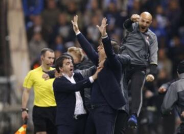 El Celta celebró el pase a semifinales.