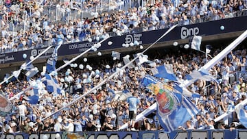 Afición del Málaga. De momento, 15.000 abonados.