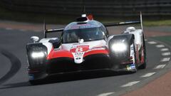 Fernando Alonso con el Toyota en las 24 Horas de Le Mans. 