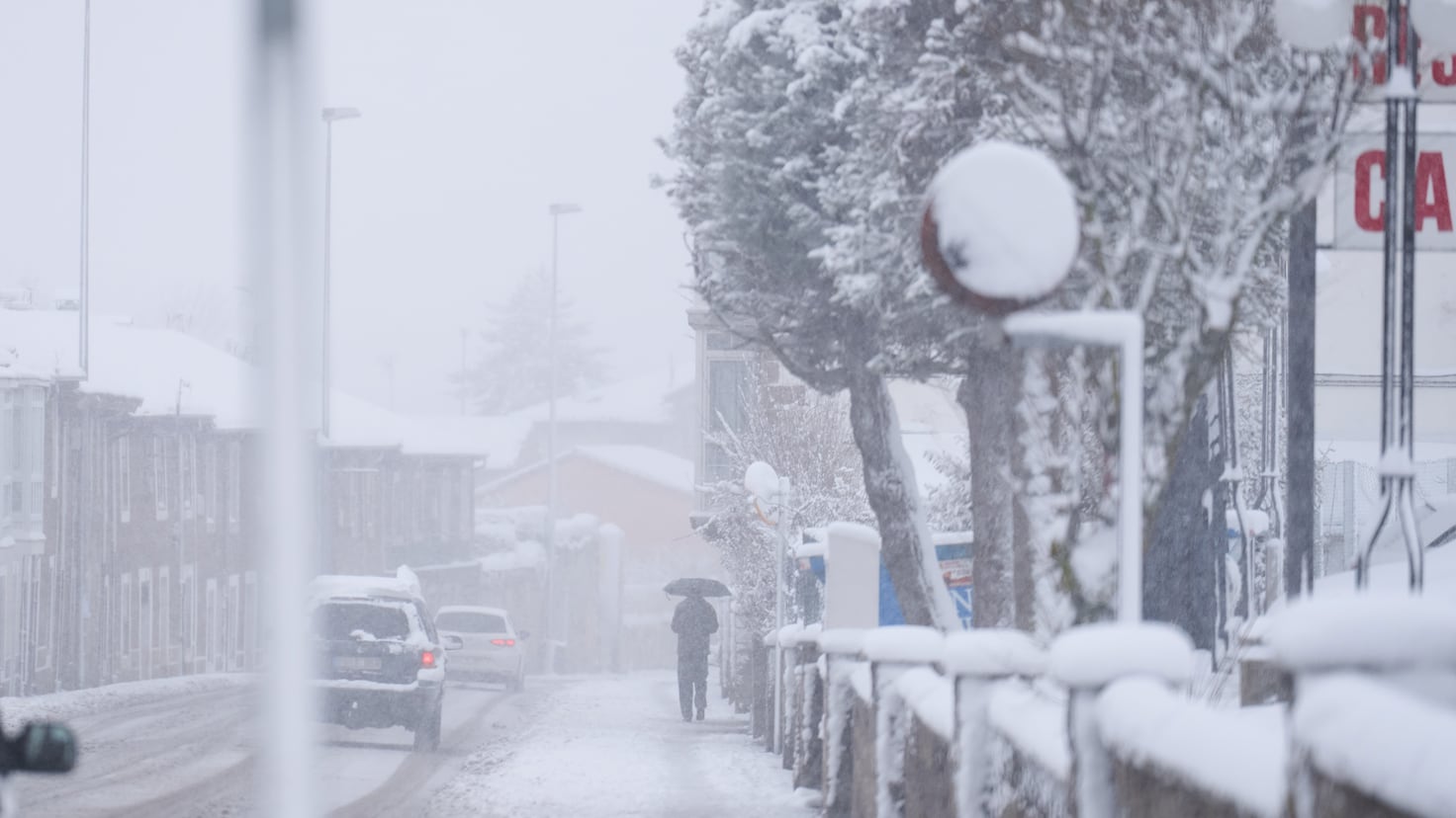 28 provincias de diez comunidades en alerta por nieve, frío o viento