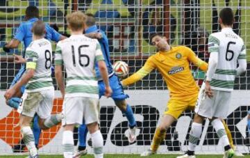 Guarín fue titular ante Celtic en el 0-0 en MIilan. Pasó de ronda por el empate 3-3 de la semana anterior en Escocia.