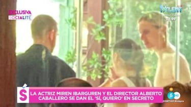 ‘La que se avecina’, de boda: la íntima ceremonia de Miren Ibarguren y Alberto Caballero