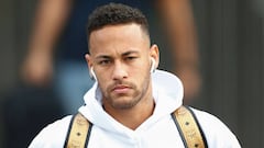 Neymar abandona el hotel de Kazan tras ser eliminado por B&eacute;lgica