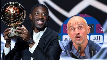Luis Enrique tenia claro que Dembelé ganaría el Balón de Oro que cantó en plena rueda de prensa