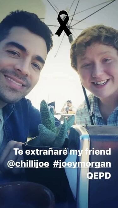 Omar Chaparro se despide de Joey Morgan, actor de “Compadres”