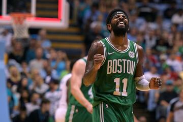 Los Boston Celtics reciben a Kyrie Irving.
Los Cleveland Cavaliers reciben a Isaiah Thomas, Jae Crowder, Ante Zizic, una primera ronda de 2018 y una segunda ronda de 2020.

Los Celtics no sólo consiguieron una estrella con Irving, sino también debilitar a su máximo rival en el Este, pero el base nunca llegó a convertirse en el jugador franquicia que esperaban de él en Boston. Se perdió los playoffs de 2018 por lesión y en su segunda temporada tuvo continuos problemas dentro del vestuario con las estrellas más jóvenes, lo que desembocó en su marcha a los Nets en la agencia libre del pasado verano. En cuanto a los Cavs, esperaban que Thomas se recuperase de su lesión de cadera, algo que nunca ocurrió. Jugó 15 partidos y en febrero de 2018 se marchó junto a Jae Crowder en un traspaso en el que llegaron Larry Nance Jr. y Rodney Hood, un movimiento desesperado por encontrar jugadores que rindieran mejor junto a LeBron James. Hood fue intercambiado posteriormente por segundas rondas de draft que les permitieron negociar a los Cavs para llevarse a Kevin Porter Jr. en el draft de 2019, mientras que la primera ronda de 2018 se tradujo en Collin Sexton, máximo anotador del equipo esta temporada. En cualquier caso sabe a muy poco a cambio de Kyrie Irving.
