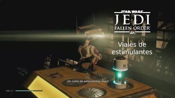 Localización de los viales de estimulantes