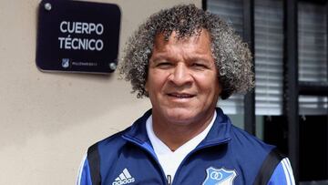 Alberto Gamero cumple su primera práctica en Millonarios