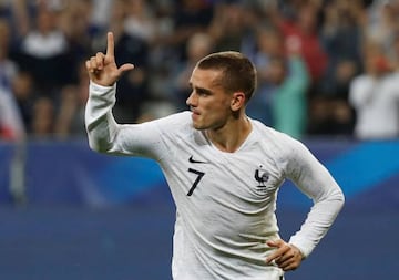 Griezmann was on target for France in Les Bleus' friendly victory over Italy on Friday.