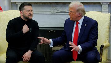 Atención al momento más tenso del choque entre Zelensky y Trump