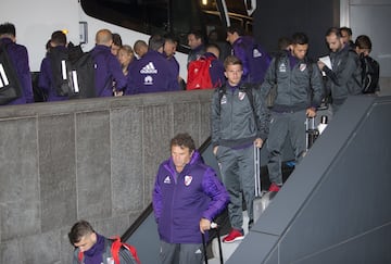 River Plate arrive in Madrid