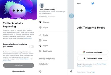 Try Twitter, la forma de seguir cuentas y leer tweets sin tener cuenta de Twitter