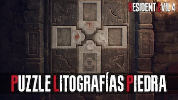 resident evil 4 remake puzzle litografias piedra castillo capitulo 8