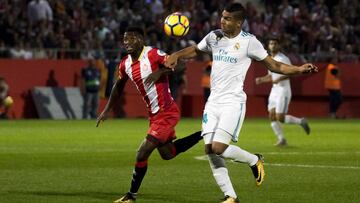 Casemiro, ante el Girona.