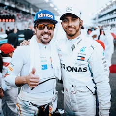 Alonso sabe cómo presionar a Hamilton