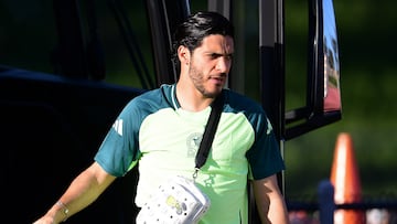during the Training Session of the Mexican National Team (Mexico), prior to the Final Four of the Concacaf Nations League 2024-2025 against Canada o, at SoFi Stadium Stadium on March 19, 2025 in Los Angeles, California, United States.