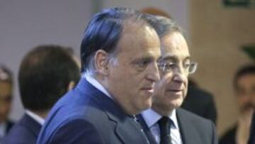 El presidente de la LFP, Javier Tebas.