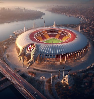 ChatGPT redesigns stadiums of Real Madrid, Barcelona, PSG, Arsenal, Benfica...