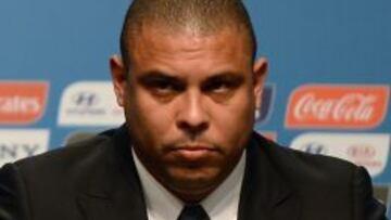 Ronaldo, en una conferencia reciente sobre el Mundial de Brasil.
