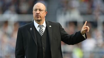 NEWCASTLE UPON TYNE, ENGLAND - MAY 13: Newcastle United manager Rafa Benitez is seen during the Premier League match between Newcastle United and Chelsea at St. James Park on May 13, 2018 in Newcastle upon Tyne, England. (Photo by Ian MacNicol/Getty Imag