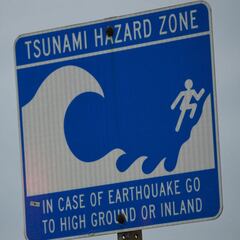 Why do tsunamis happen in the Pacific Ocean?