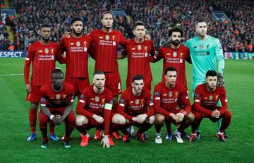 Equipo del Liverpool.