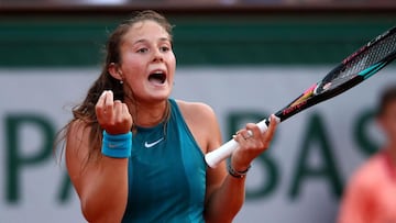 Kasatkina into uncharted territory with Wozniacki win