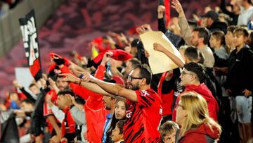 Aficionados del RCD Mallorca en Son Moix
