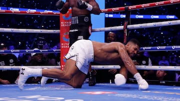 Daniel Dubois mandó a la lona Anthony Joshua en cuatro de los cinco asaltos.