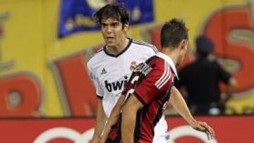 <b>BUEN PARTIDO. </b>Kaká repartió tres pases de gol en el Yankee Stadium ante sus excompañeros.