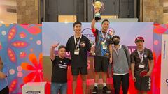 Cardenal Antonio Samoré se coronó campeón del primer Interescolar de tenis de mesa en La Florida