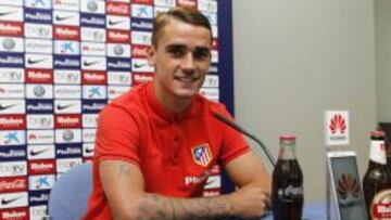 Griezmann, en sala de prensa.