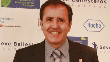 El golfista cántabro Severiano Ballesteros, durante un acto en 2010.
