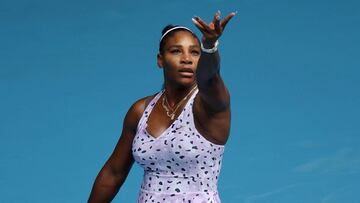 Serena Williams, en el Open de Australia de 2020.