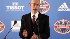 El comisionado Adam Silver.