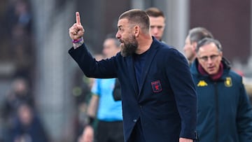 Genoa (Italy), 08/03/2026.- Genoas Italian head coach Daniele De Rossi during the Italian Serie A soccer match Genoa Cfc vs As Roma at Luigi Ferraris stadium in Genoa, Italy, 8 March 2026. (Italia, Génova) EFE/EPA/Stringer