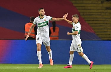  El delantero está recuperando su mejor nivel en el equipo de Eder Sarabia. Otro gol más para su cuenta.