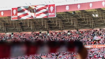 28-11-25. IMAGEN DEL ESTADIO EL MOLINÓN EN UN PARTIDO DEL SPORTING.