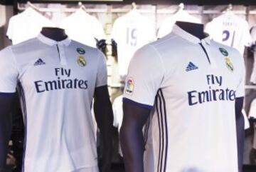 La primera equipación del Real Madrid para la temporada 2016/2017.