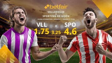 Real Valladolid vs. Real Sporting de Gijón: horario, TV, estadísticas, clasificación y pronósticos